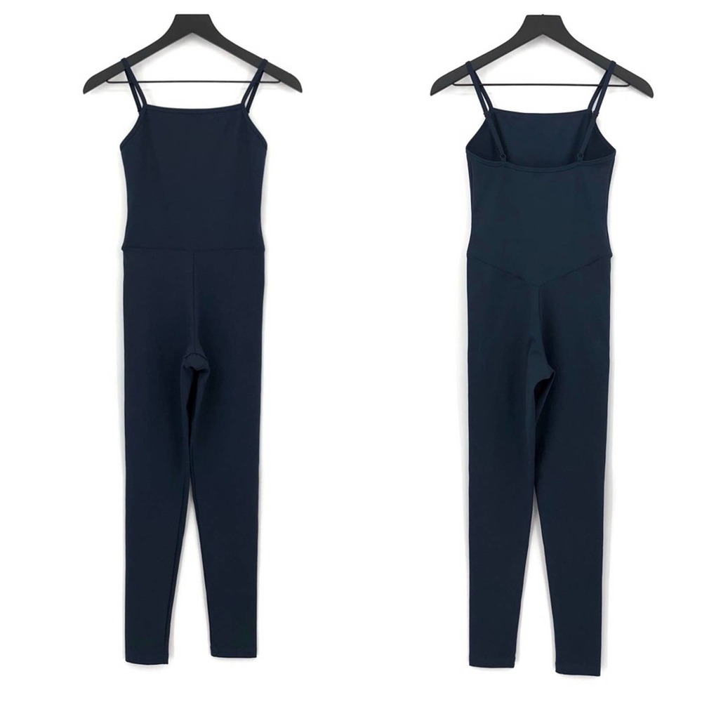 GIRLFRIEND COLLECTIVE Cami Unitard Midnight Navy Blue S